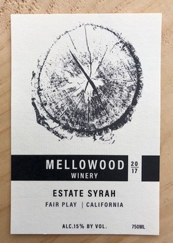 2017 Mellowood Vineyard Syrah